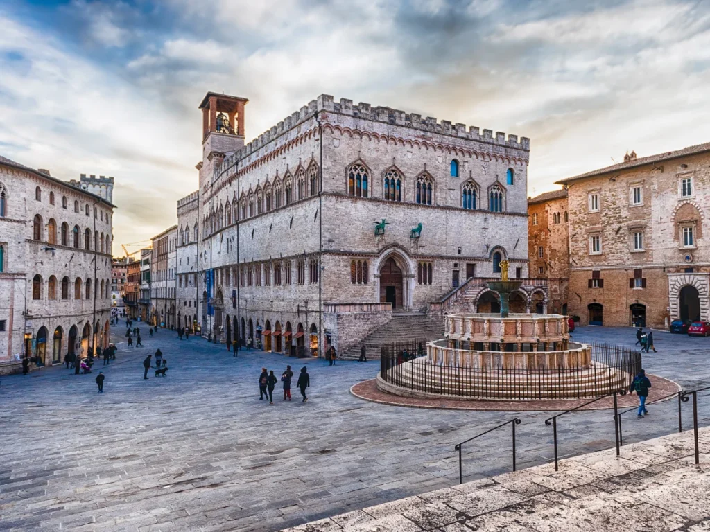 Piazza IV Novembre in Perugia