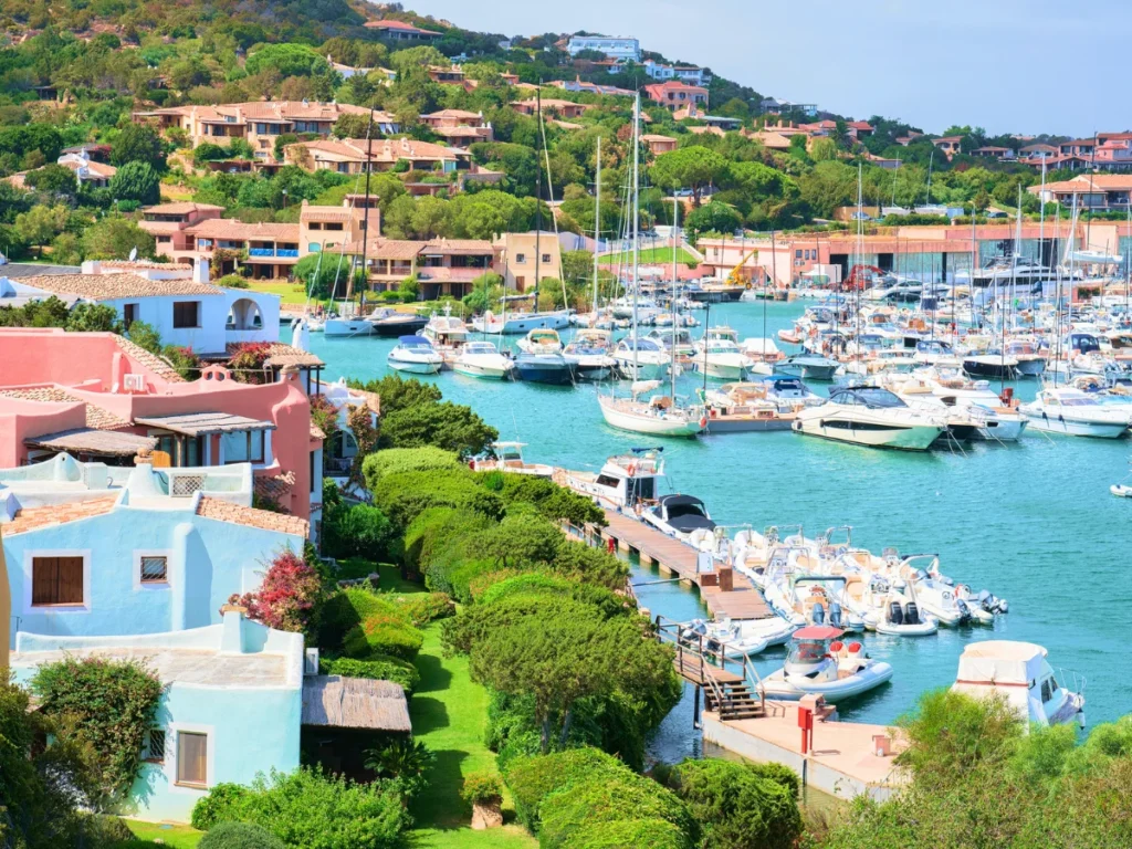 Port in Porto Cervo, Sardinia