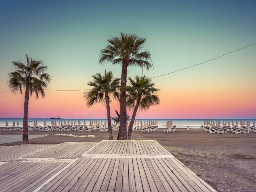 Beach in Larnaca