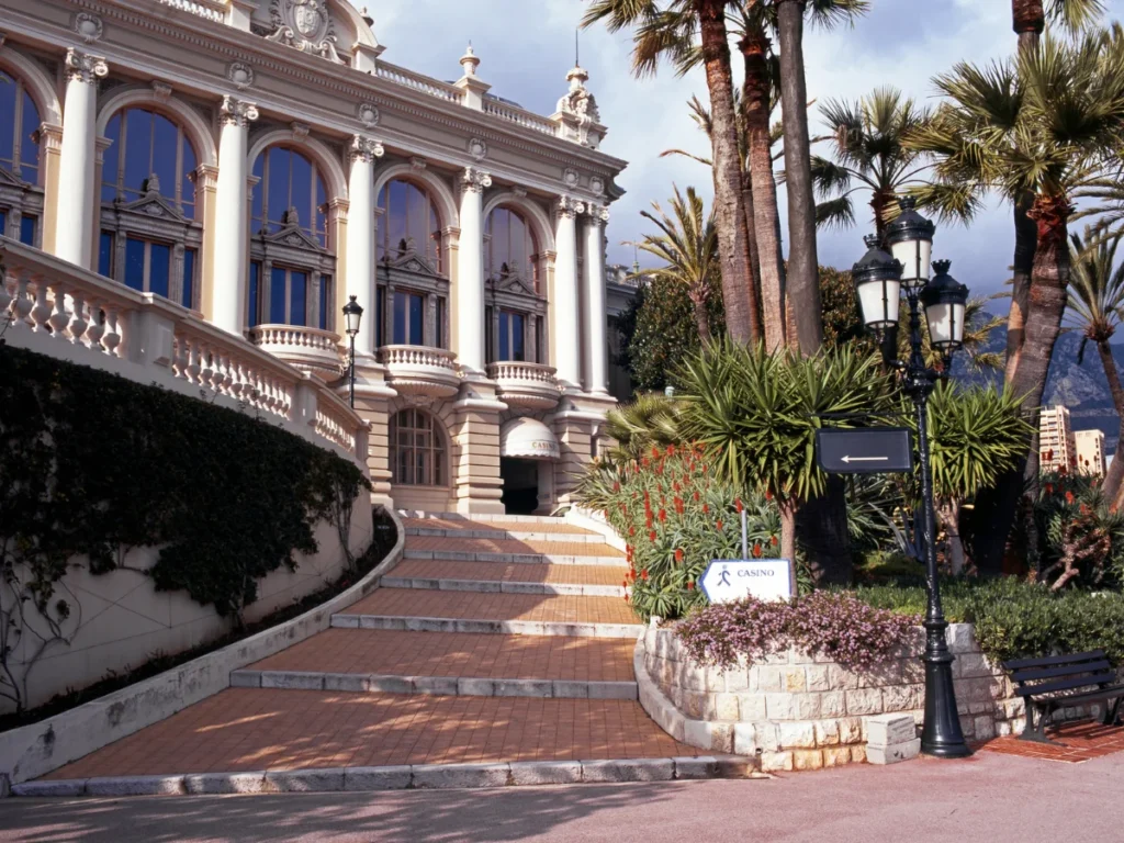 Casino rear entrance in Monte Carlo