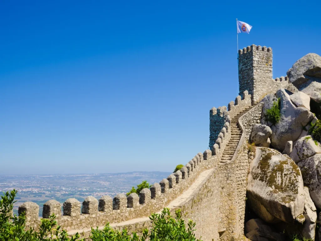 Castle of the Moors in Sintra, Portugal