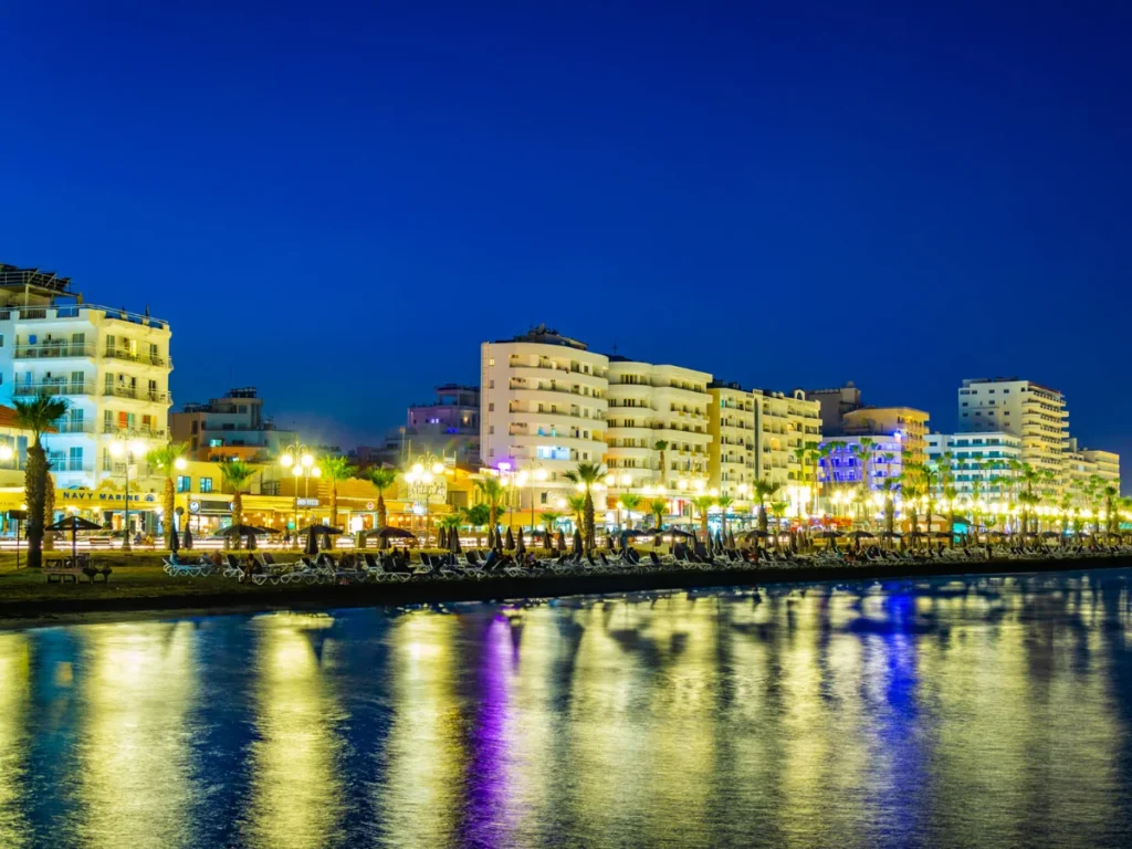 Larnaca at night