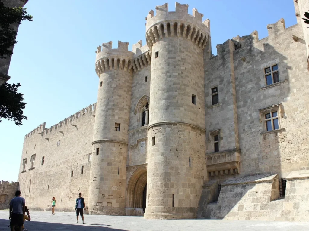 Medival fortress in Rhodes, Greece