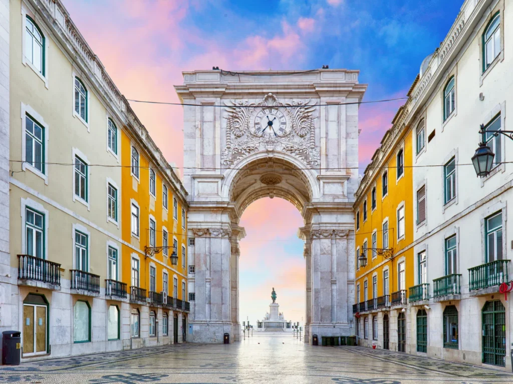 Praca do Comercio in Lisbon, Portugal