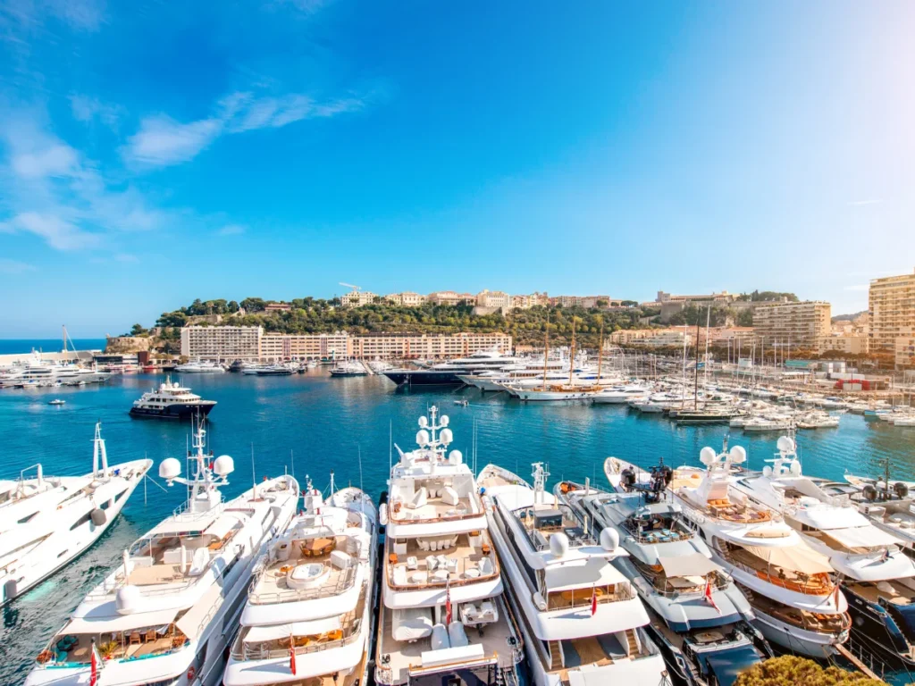 Spectacular yachts in Monaco