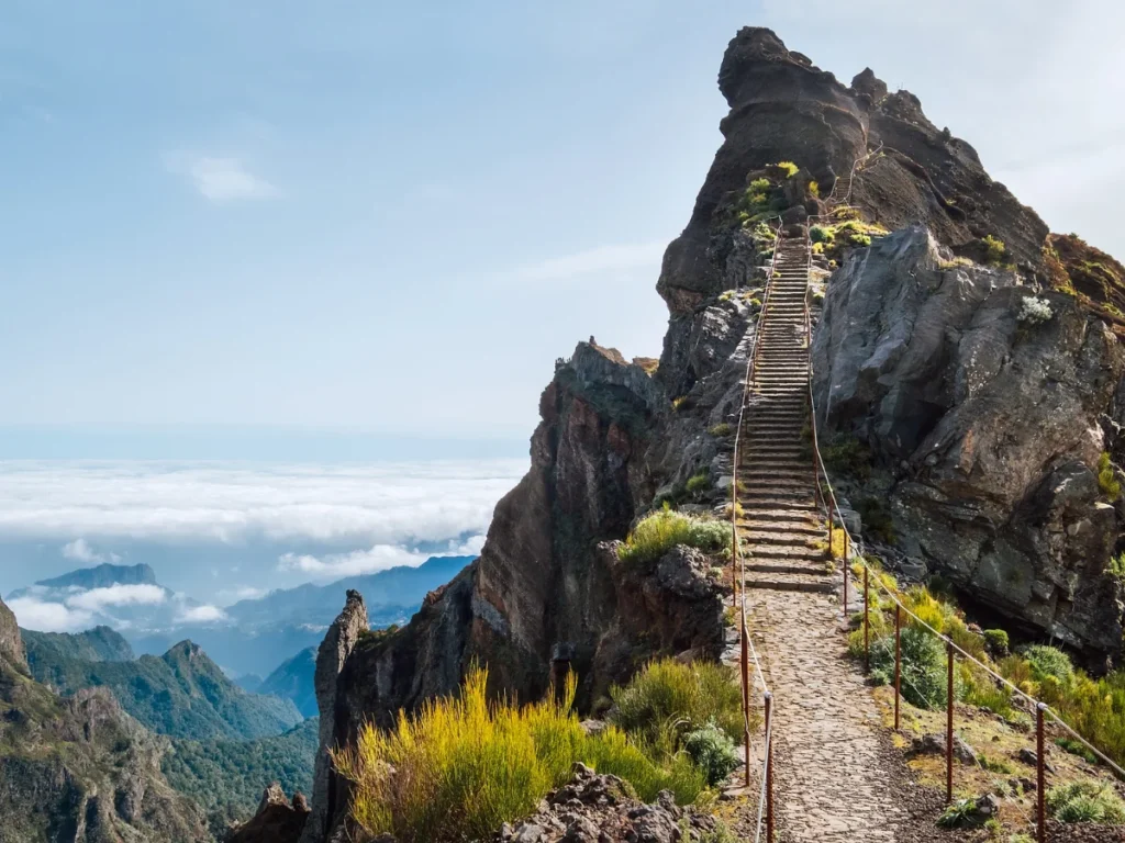 Stairs to heaven in Madeira