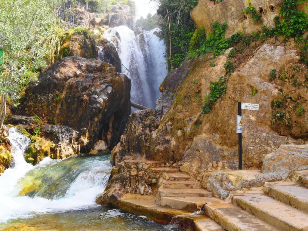 Waterfall in Costa Blanca, Spain